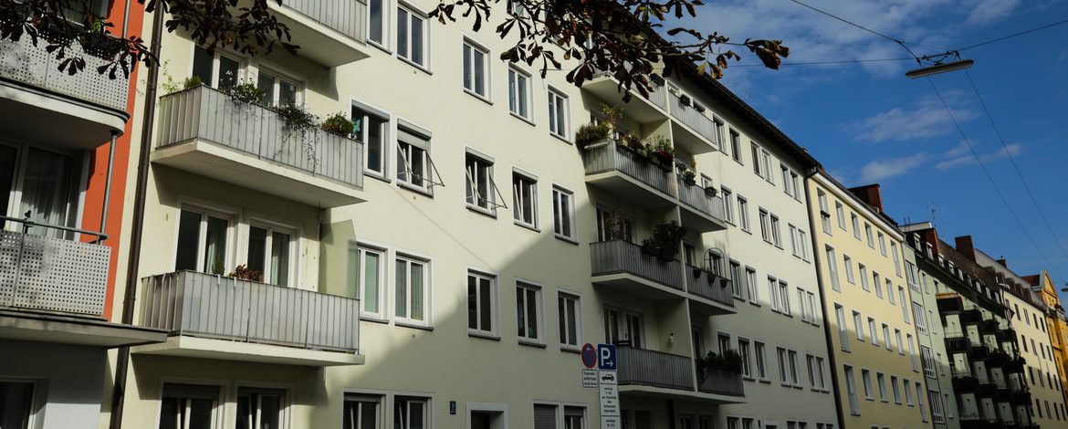Häuserzeile in München