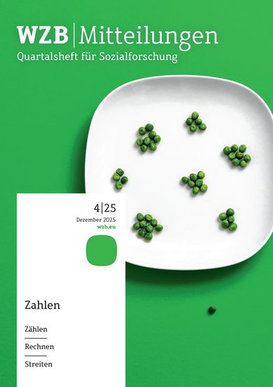 Cover der WZB-Mitteilungen 190 Zahlen