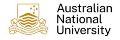 Logo Australian National University wenig Rand
